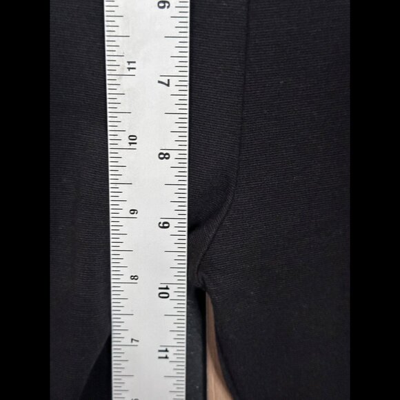 AllSaints Leggings 4 / 6 Womens Black Gray Wixson Tight Pants Colorblock 2 Tone - Picture 4 of 8